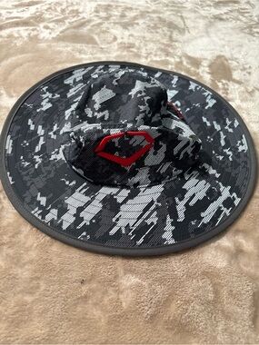 EvoShield Logo Camo Bucket Hat Black White Digital Camouflage Sun Cap OSFM